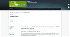Desktop Screenshot of pbsworldwide.com
