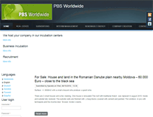 Tablet Screenshot of pbsworldwide.com